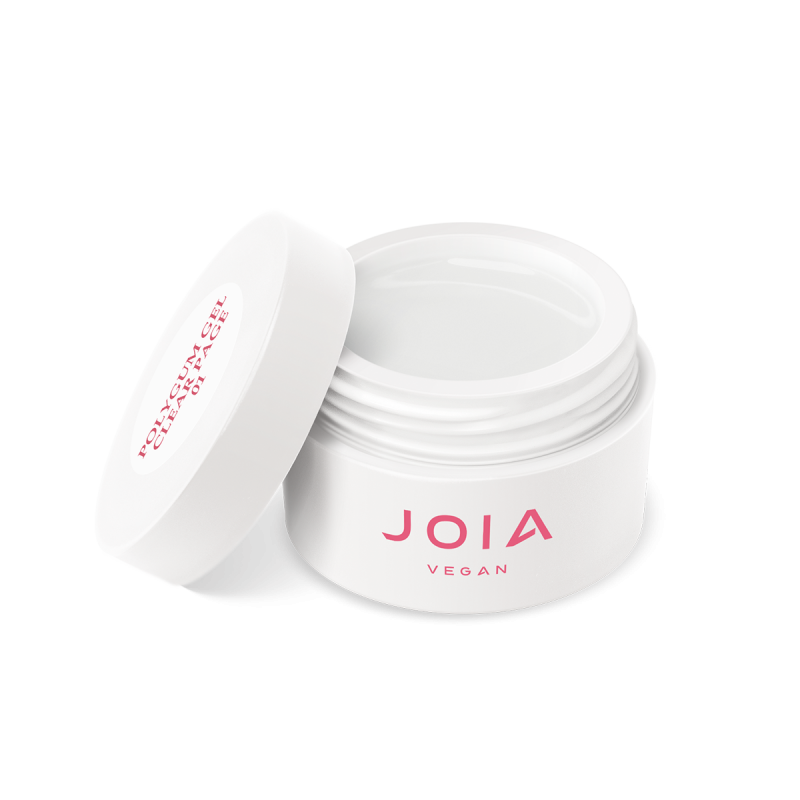 JOIA vegan Polygum Gel, Clear Page 01, 15 ml