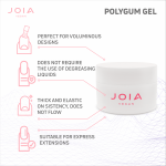 JOIA vegan Polygum Gel, Flamingo in Love 05, 15 ml