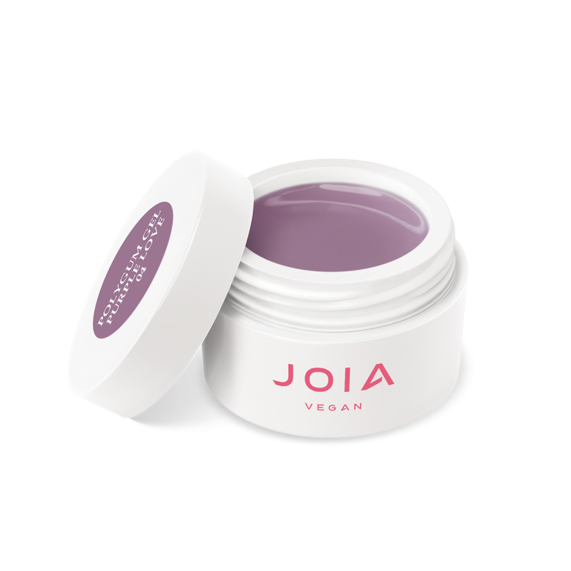 JOIA vegan Polygum Gel, Purple Love 04, 15 ml