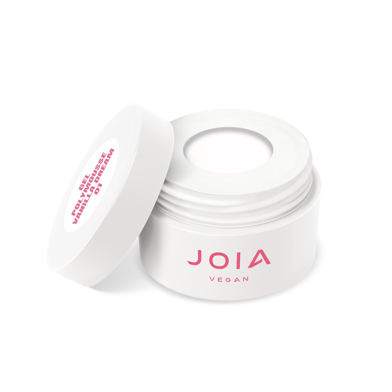 01.Modelujący musowy akrylo-żel Polygum Gel JOIA vegan, Vanilla Dream, 15ml