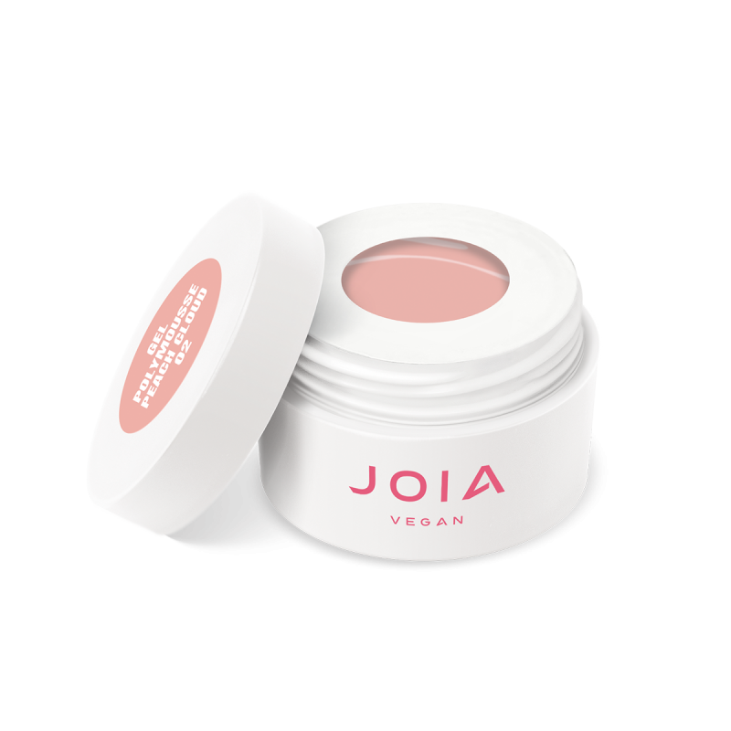JOIA vegan Polymousse Gel, 02 Peach Cloud, 15 ml