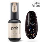 PNB UV/LED Art Top, Foil Dots No Wipe, 8 ml