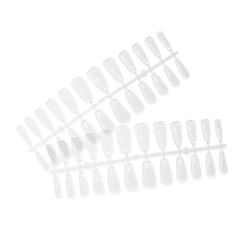 Tipsy żelowe / Górne formy Gel Nail Tips Ballerina PNB, Soak off 240 pcs