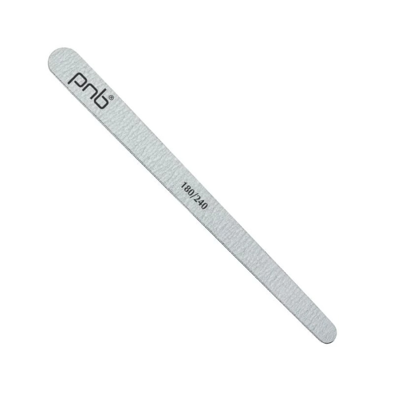 Nail file 180/240 Gray Wood, teardrop-shaped