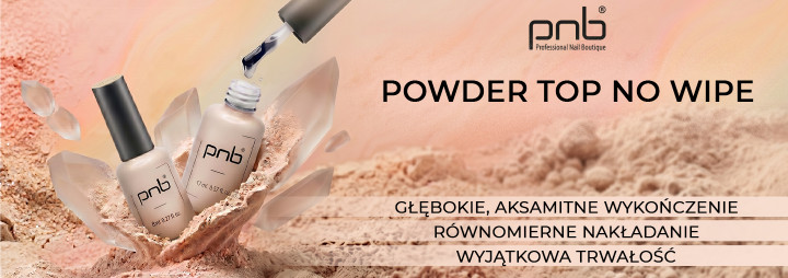 Poznaj luksusową nowość – matowy top Powder Top No Wipe PNB!