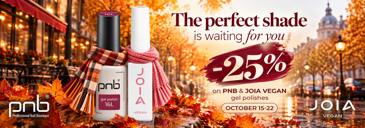 Double charge of color — 25% off PNB and JOIA vegan gel polishes!