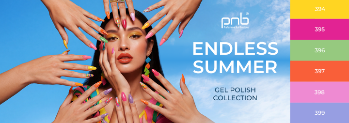 Introducing six vibrant summer shades of PNB gel polish!