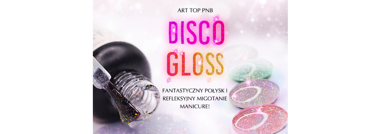 Luksusowy odblaskowy Art Top PNB, Disco Gloss!