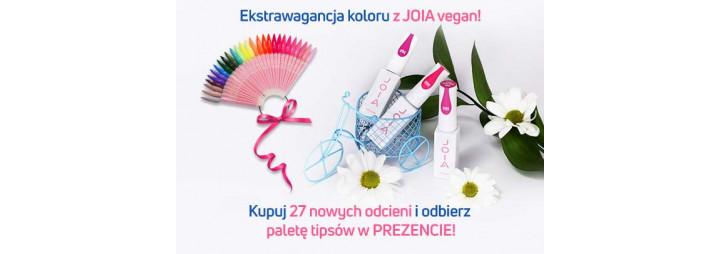 Extravaganza of color with JOIA vegan!