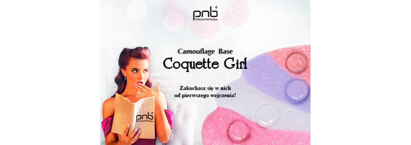 Niezrównane bazy z drobinkami - Camouflage Base Coquette Girl