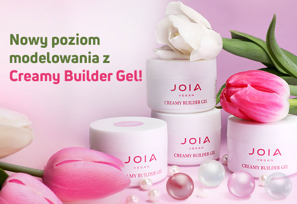 New Creamy Builder Gel JOIA vegan 一 modeling gel in 4 luxurious shades!