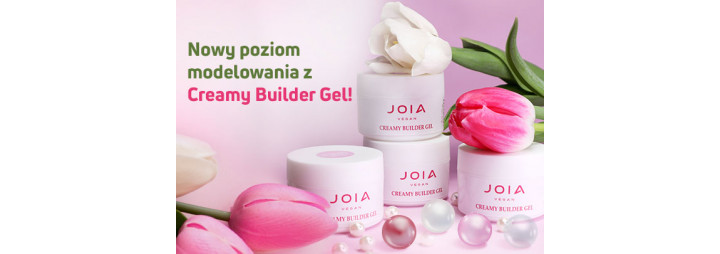 New Creamy Builder Gel JOIA vegan 一 modeling gel in 4 luxurious shades!