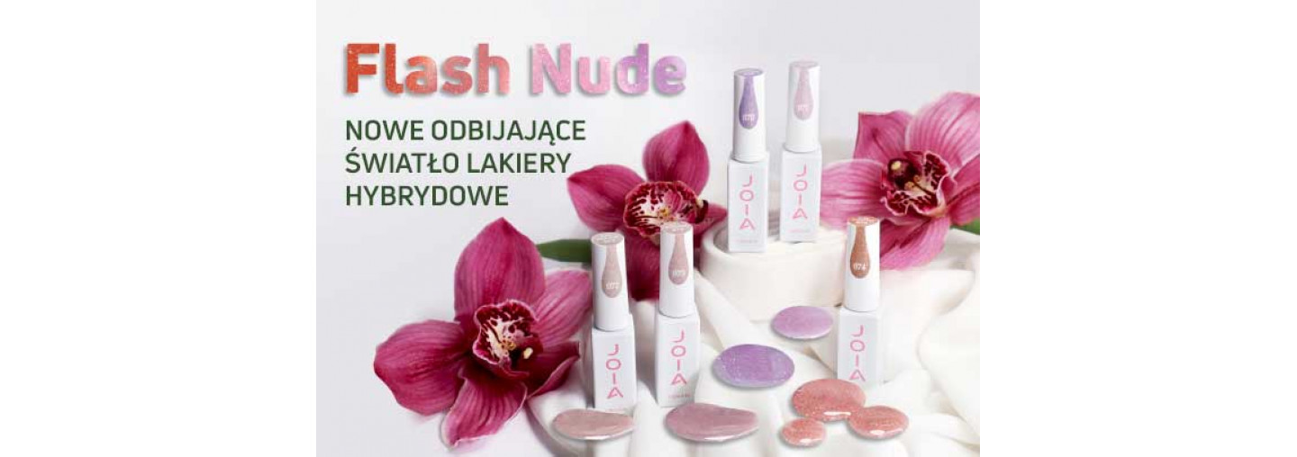 Meet new shades of stunning  reflective gel polishes 一 Flash Nude JOIA vegan