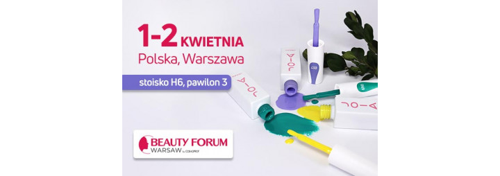 Spotkajmy się w Warszawie na targach międzynarodowych BEAUTY FORUM 2023