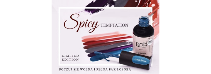 The seductive limited edition fall collection of Spicy Temptation gel polishes from PNB!