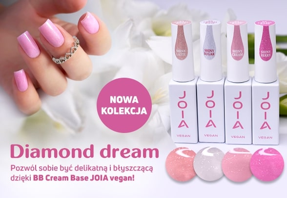 New collection of shining bases "Diamond dream" BB Cream Base JOIA vegan!