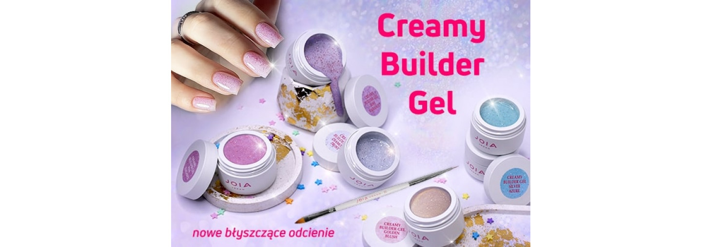 Niezrównany żel budujący Creamy Builder Gel JOIA vegan z folią