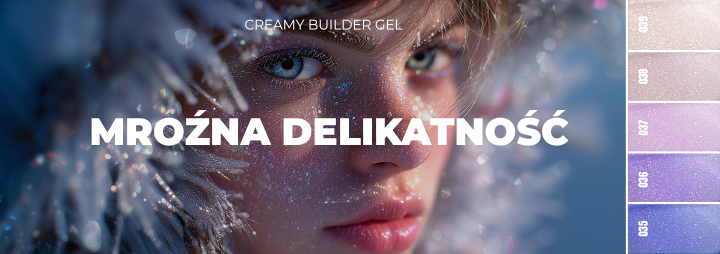 Prezentujemy pięć lśniących odcieni Creamy Builder Gel od JOIA vegan!