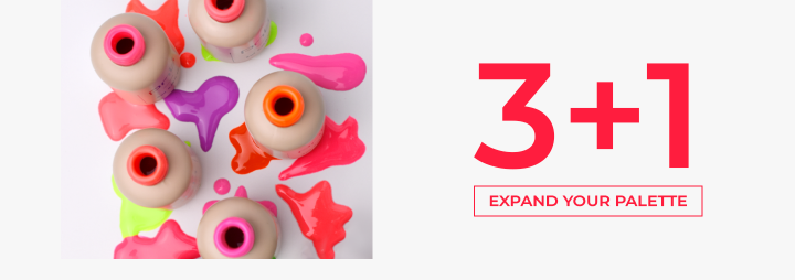 Summer deal! Buy 3 PNB gel polishes and get 1 more as a GIFT!