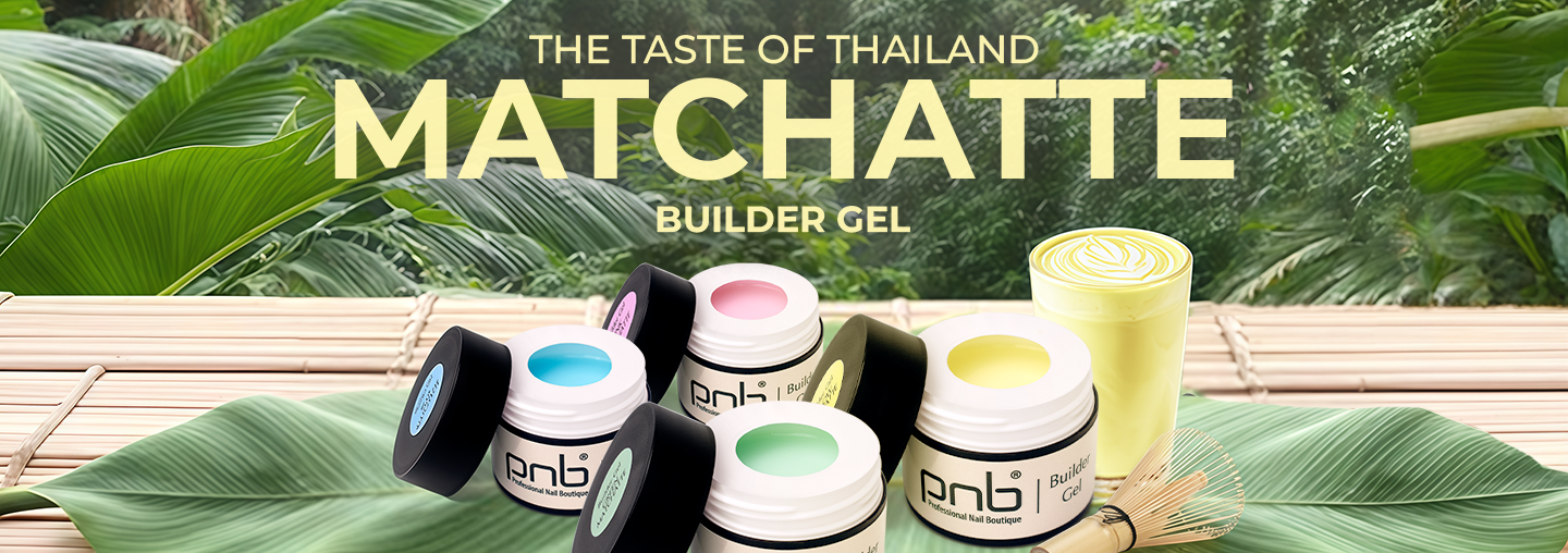Pastel shades of the beloved Builder Gel PNB from the limited edition Matchatte collection!