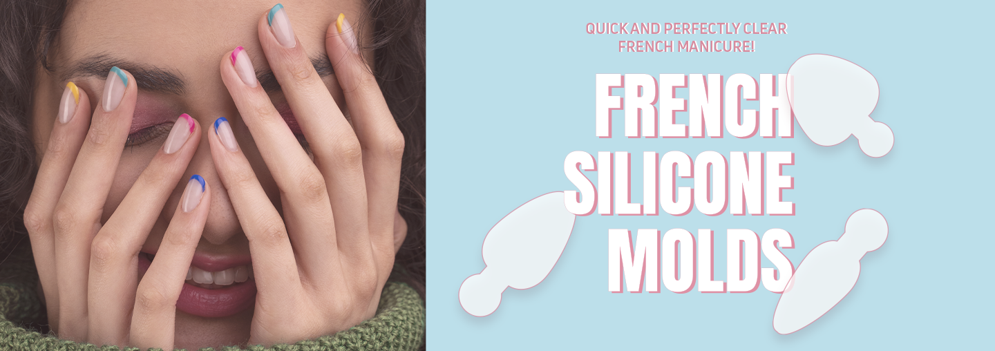 Meet an incredible new product - French Silicone Molds JOIA vegan stencils for french manicure!