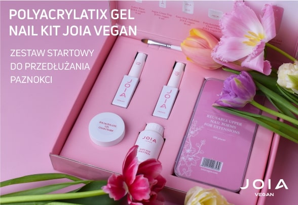 Idealny zestaw do przedłużania PolyAcrylatix Gel Nail Kit JOIA vegan!