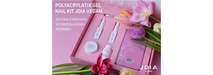 Idealny zestaw do przedłużania PolyAcrylatix Gel Nail Kit JOIA vegan!