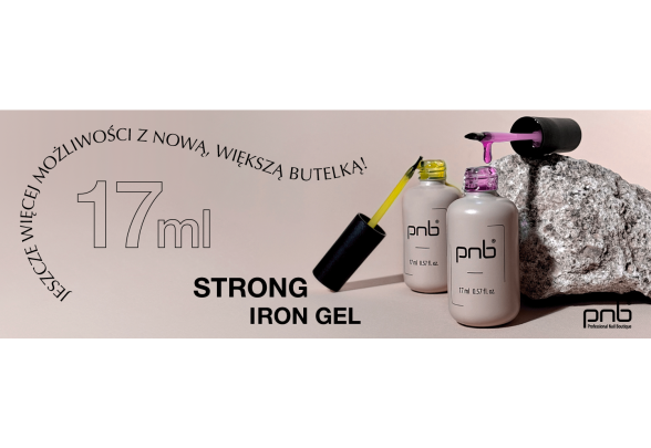 Meet your favorite Strong Iron Gel PNB in ​​a volume of 17 ml!