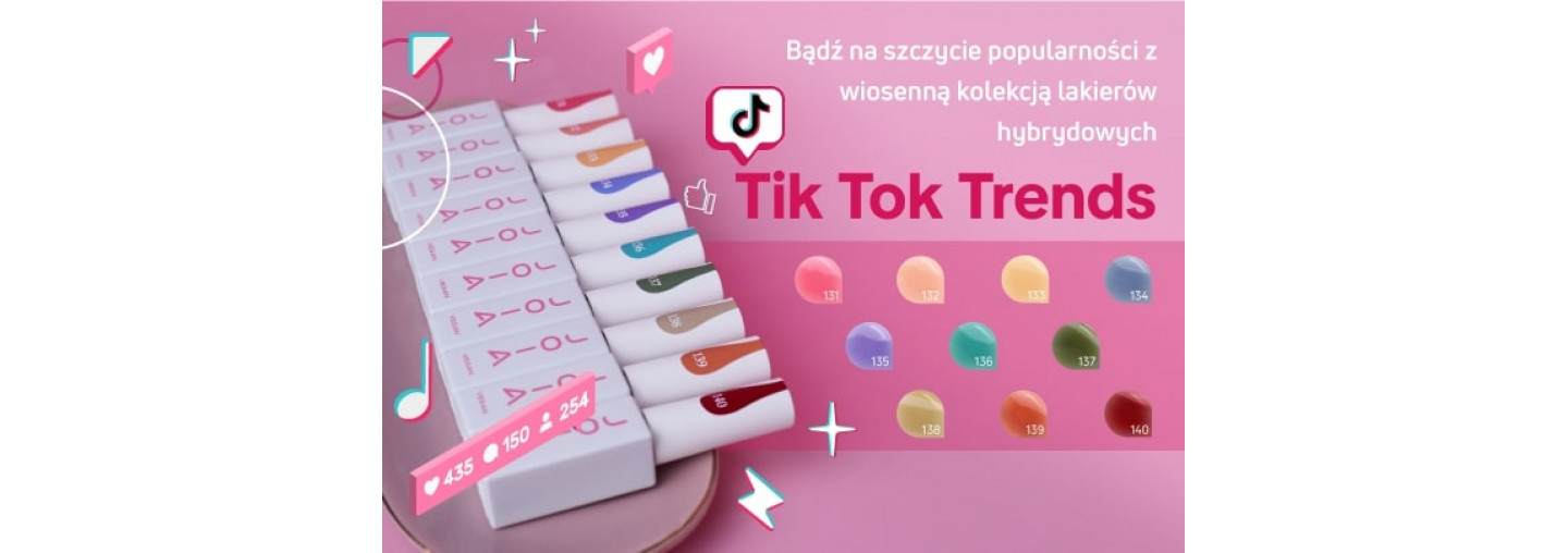 Najpopularniejsza kolekcja lakierów hybrydowych TikTok Trends JOIA vegan!