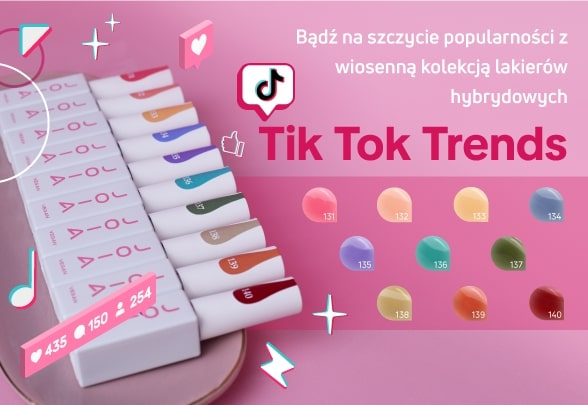 Najpopularniejsza kolekcja lakierów hybrydowych TikTok Trends JOIA vegan!