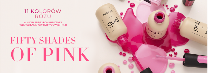 The most romantic collection of PNB gel polishes "50 Shades of Pink"