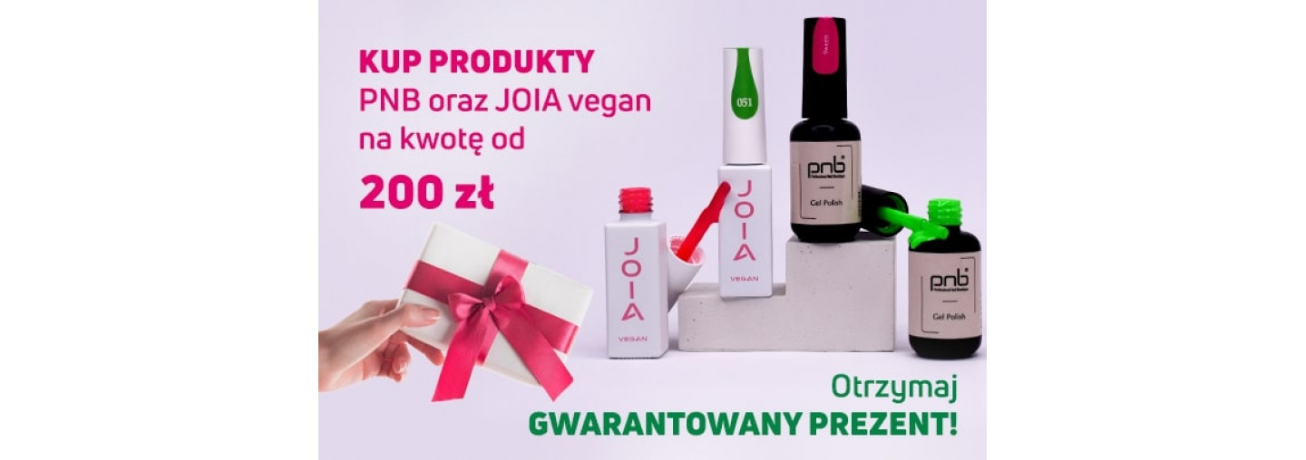 Otrzymaj gwarantowany prezent od PNB i JOIA Vegan!