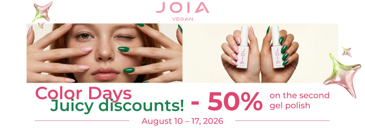 A great deal on JOIA vegan gel polishes – Color Days by JOIA vegan!