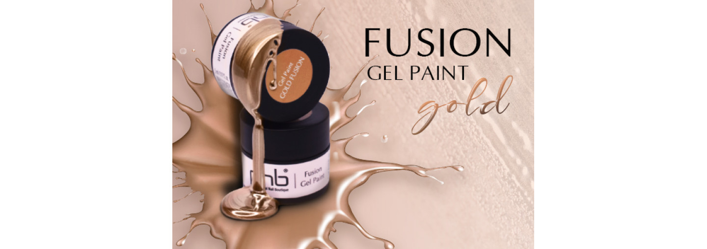 Fantastyczna nowość 一  złota farba żelowa Farba żelowa Gold Fusion Gel Paint PNB!