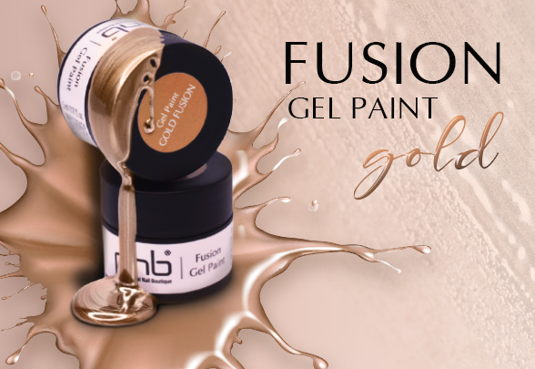 Fantastic new product 一 Gold Fusion Gel Paint PNB!