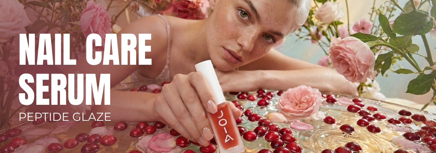 We present a unique nail serum with a matte "glaze" effect from JOIA vegan!