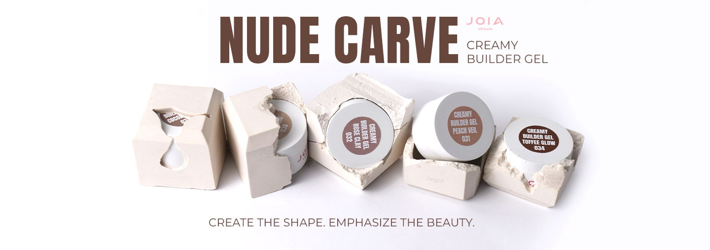 Meet five new shades of Creamy Builder Gel JOIA vegan from the Nude Carve collection!