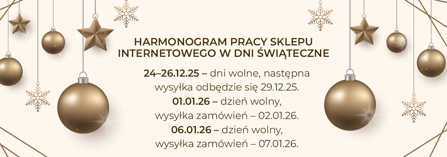 Harmonogram pracy sklepu internetowego w dni świąteczne