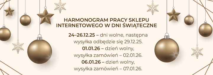 Harmonogram pracy sklepu internetowego w dni świąteczne