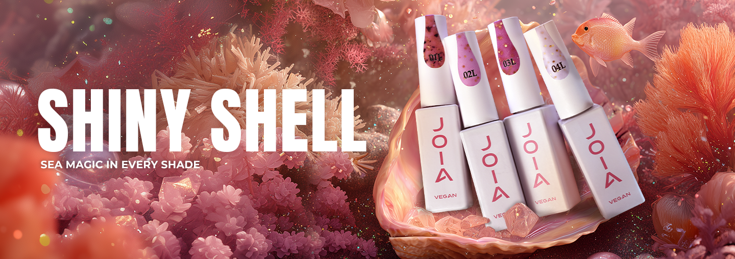 Meet four new shades of BB cream base JOIA vegan from the Shiny Shell collection!