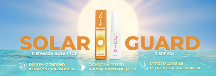 Światowa premiera – Solar Guard Base&Top JOIA vegan! Pierwsza baza i top z SPF 50+ – booster ochrony podczas noszenia!