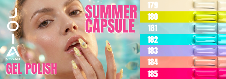 Introducing the JOIA vegan Summer Capsule gel polish collection!