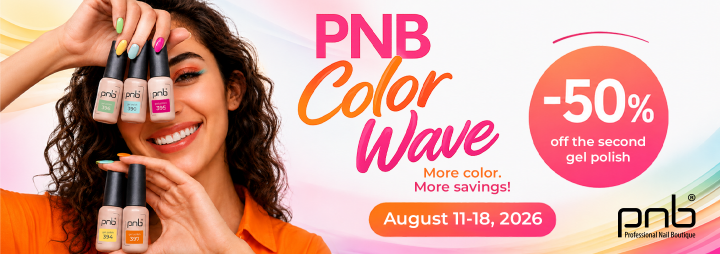 An amazing offer on PNB gel polishes – PNB Color Wave!