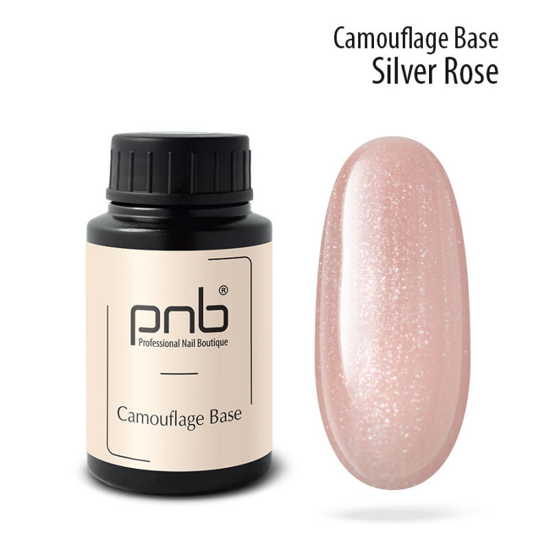 PNB UV/LED Camouflage Base, Silver Rose, 30ml