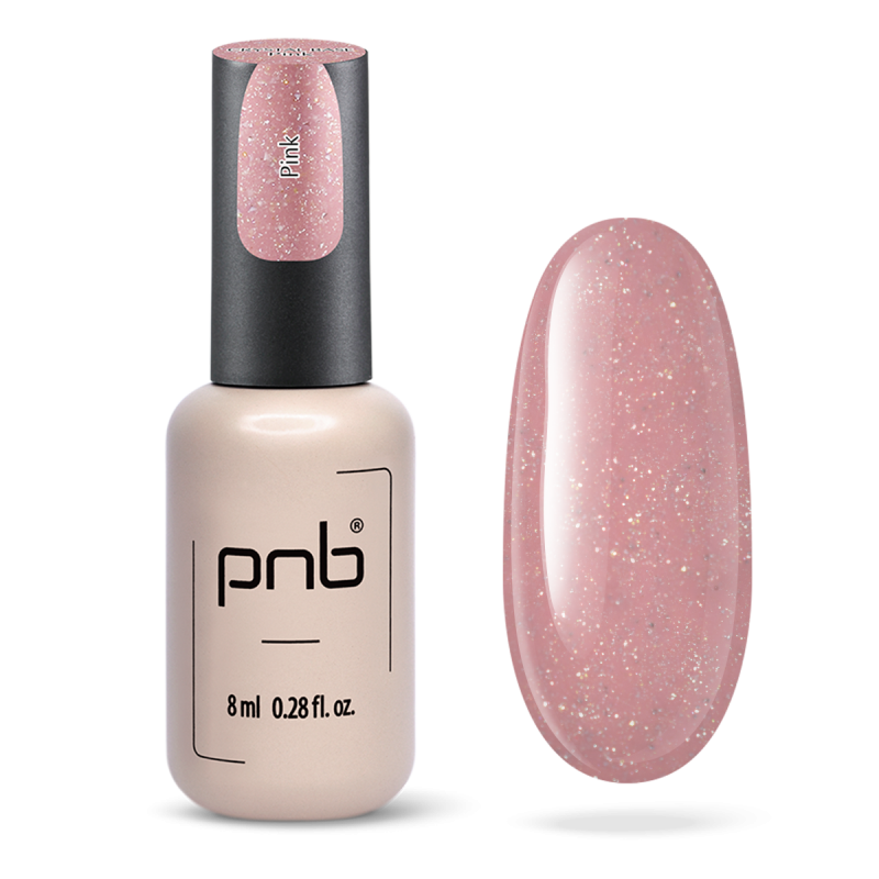 PNB UV/LED Crystal Base, Pink, 8 ml