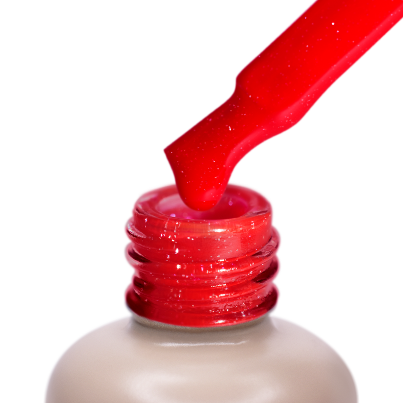 PNB UV/LED Crystal Base, Red, 8 ml
