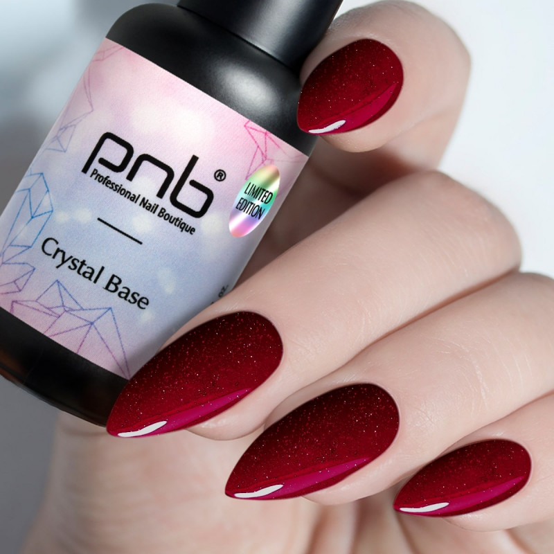 PNB UV/LED Crystal Base Bastardo, red, 8 ml