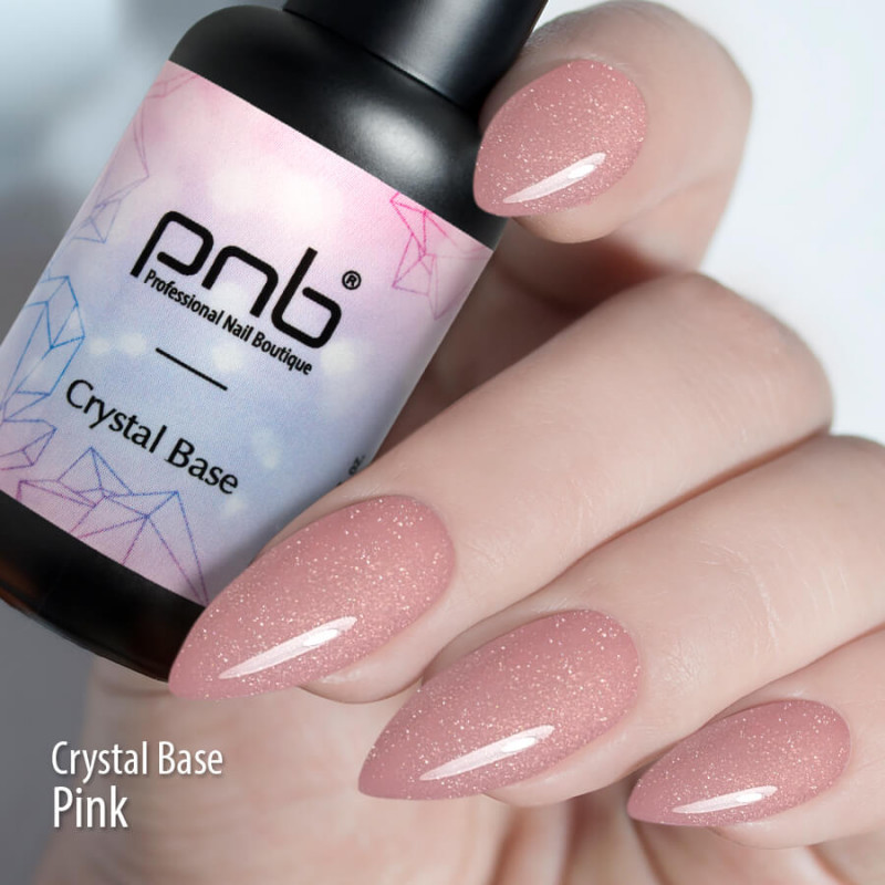 PNB UV/LED Crystal Base, Pink, 8 ml