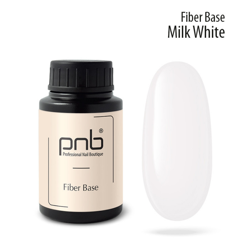 PNB UV/LED Fiber Base, White Milk, 30ml