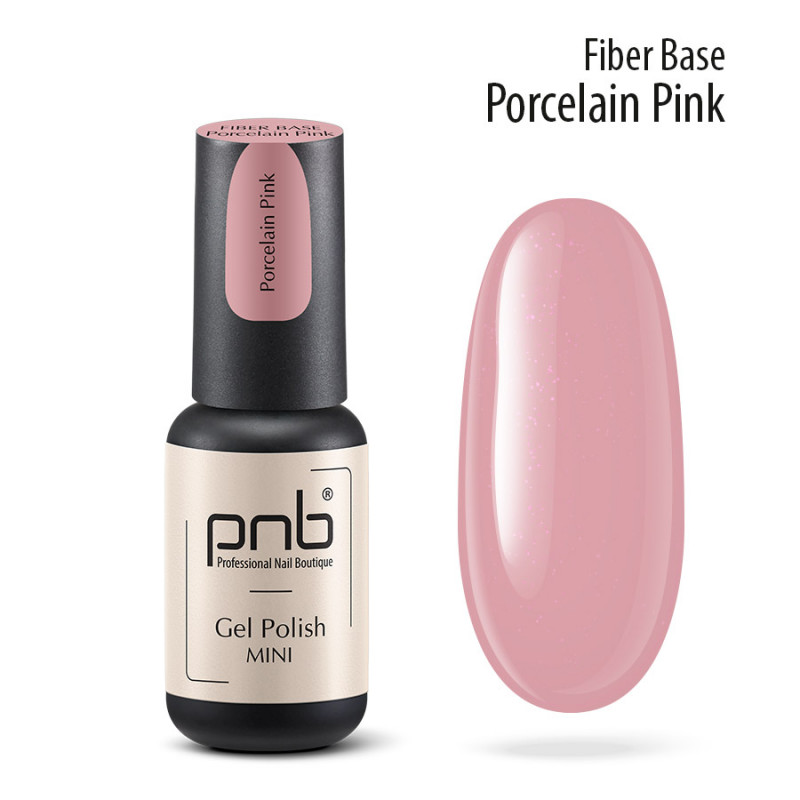 PNB UV/LED Fiber Base, Porcelain Pink, 4 ml